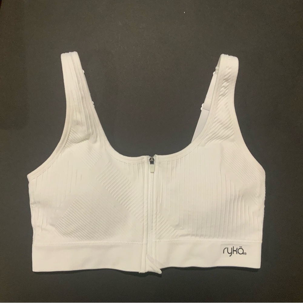 Ryka Women's Bright White Sports Bra Size Small